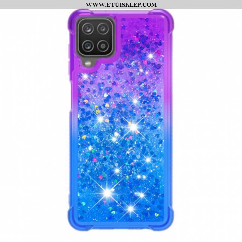 Etui do Samsung Galaxy M12 / A12 Kolory Cekinów